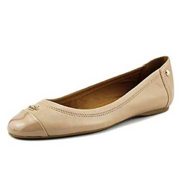 Coach Coach Beige Tan Cap Toe Logo Career Leather… - image 1