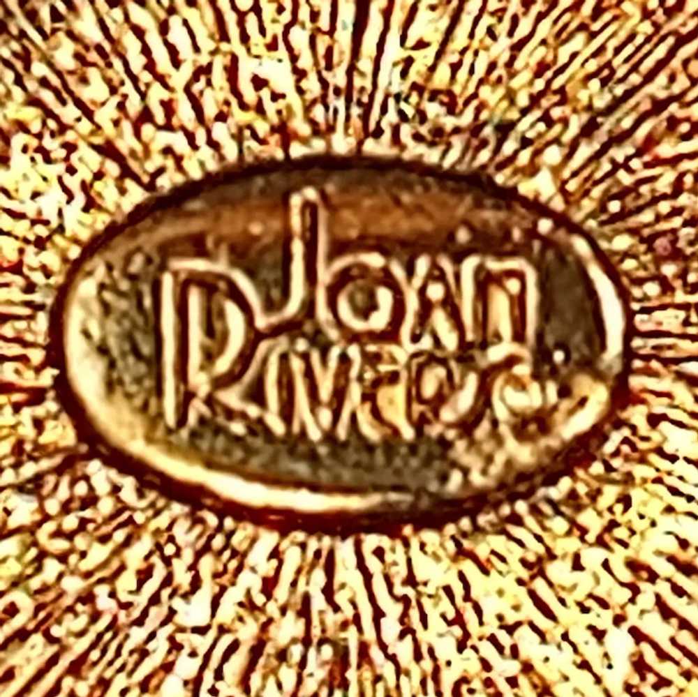 Joan Rivers Maltese cross brooch simulated pearl … - image 4