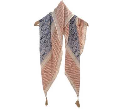 Vintage Italian Tassel Scarf - image 1