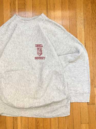 Cornell University Sweatshirt Mens Small Adult White Vintage 90s NCAA  Pullover