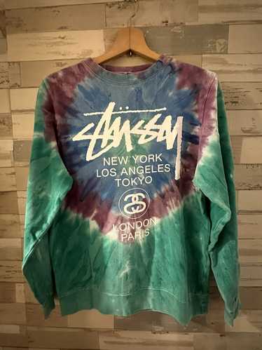 Stussy × Vintage Stussy Archive Dye Sweatshirt “Wo