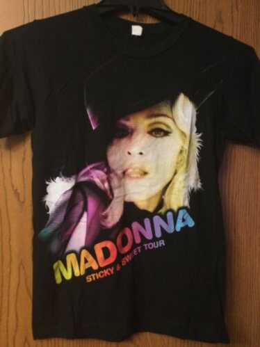 マドンナ 　Sticky & Sweet Tour　オフィシャル Tシャツ　L マドンナ Sticky & Sweet Tourオフィシャル TシャツL
