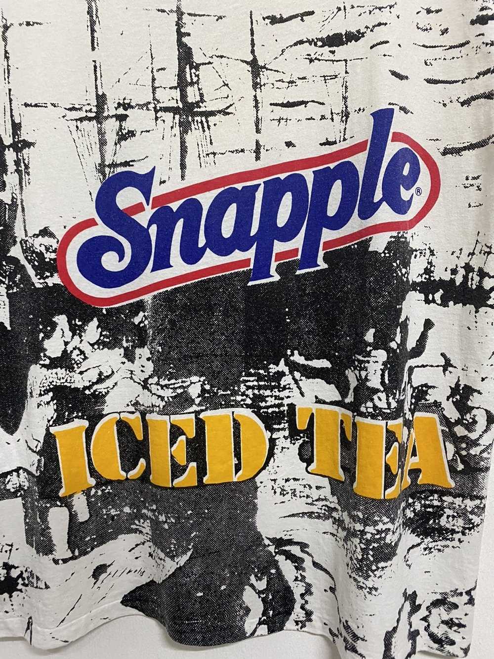 Hanes × Vintage Vintage Promo Tee Snapple Iced Tea - image 2