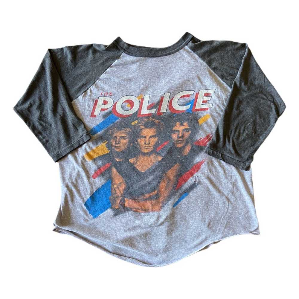 Vintage The Police North America 1983-1984 Raglan… - image 1