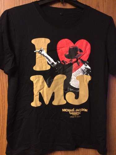 MICHAEL JACKSON IMMORTAL Tシャツ レディース Michael Jackson 2012 Immortal World Tour Women Black Cotton