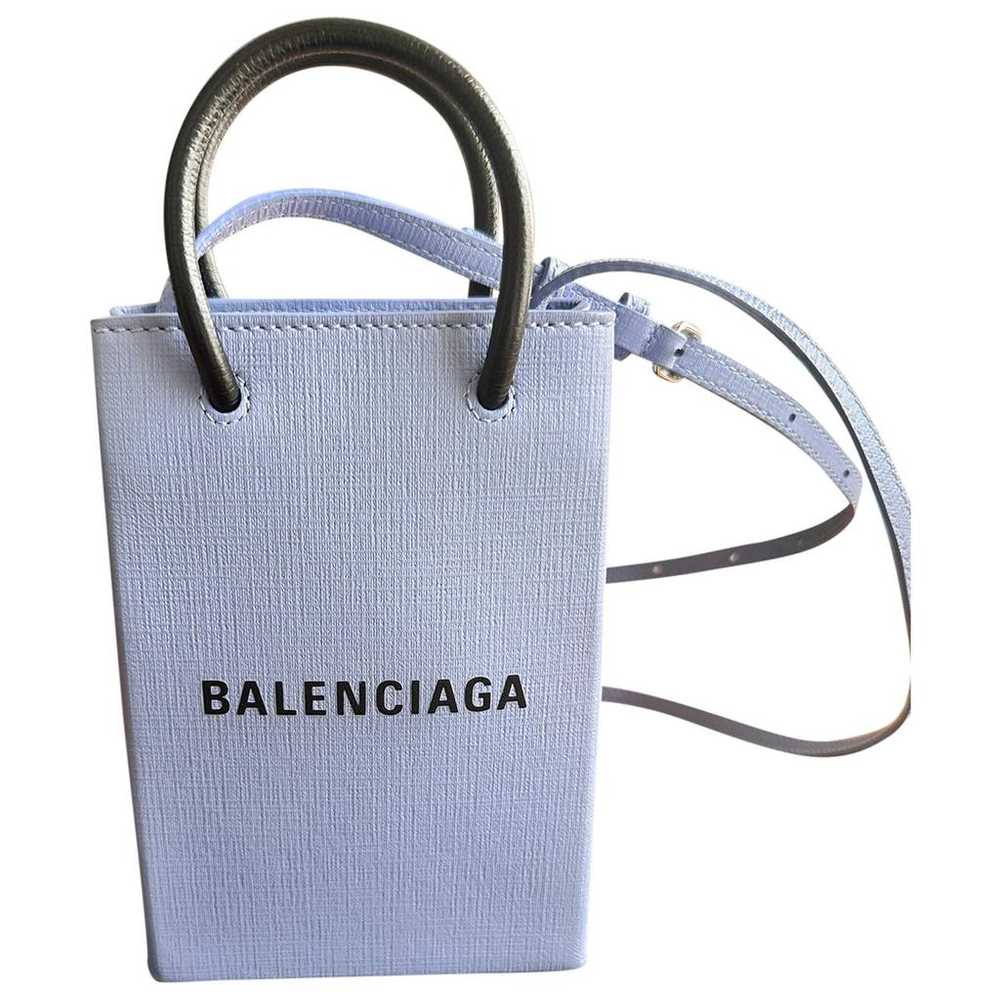 Balenciaga Shopping Phone Holder leather handbag - image 1