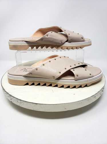 AGL Size 9.5 Beige Studded Sandals NWOB