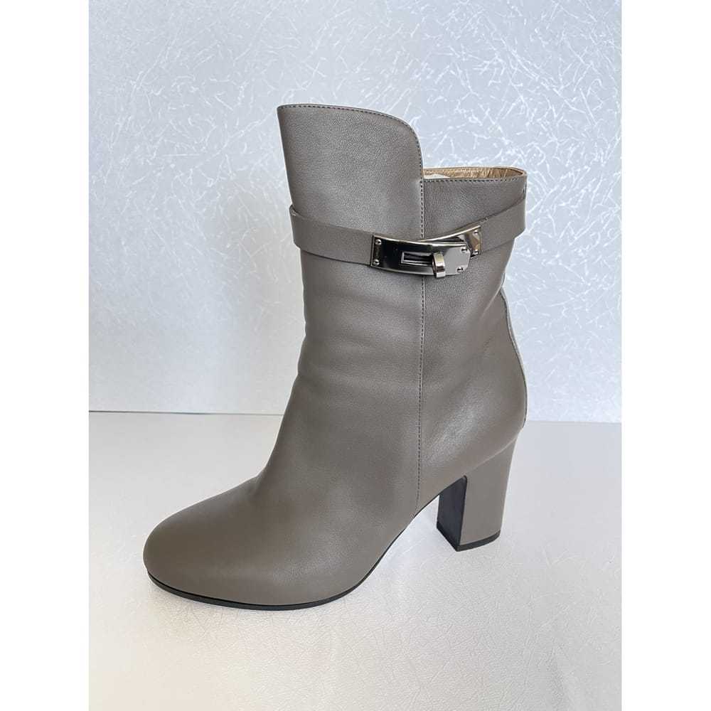 Hermès Leather ankle boots - image 3