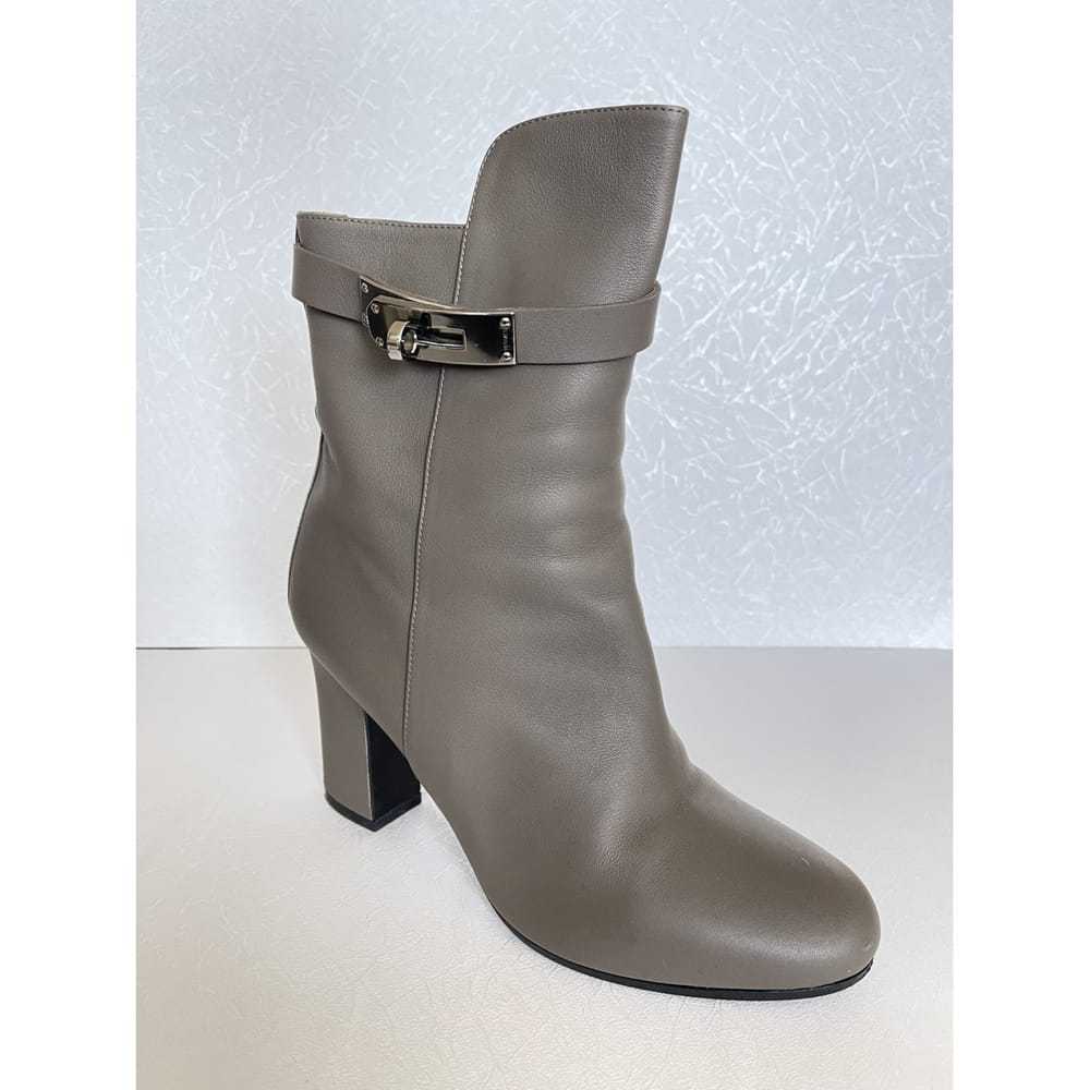 Hermès Leather ankle boots - image 4