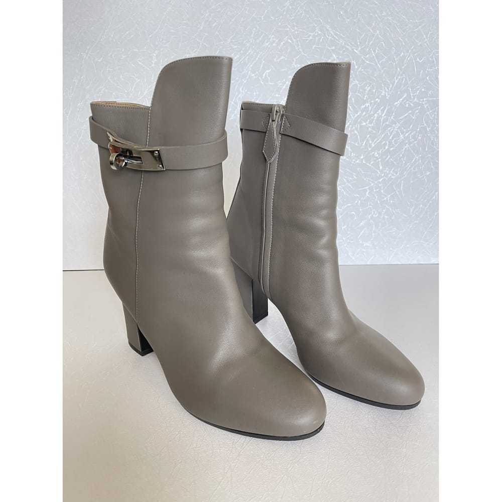 Hermès Leather ankle boots - image 5