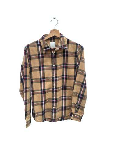 Sandro Brown Checkered Shirt