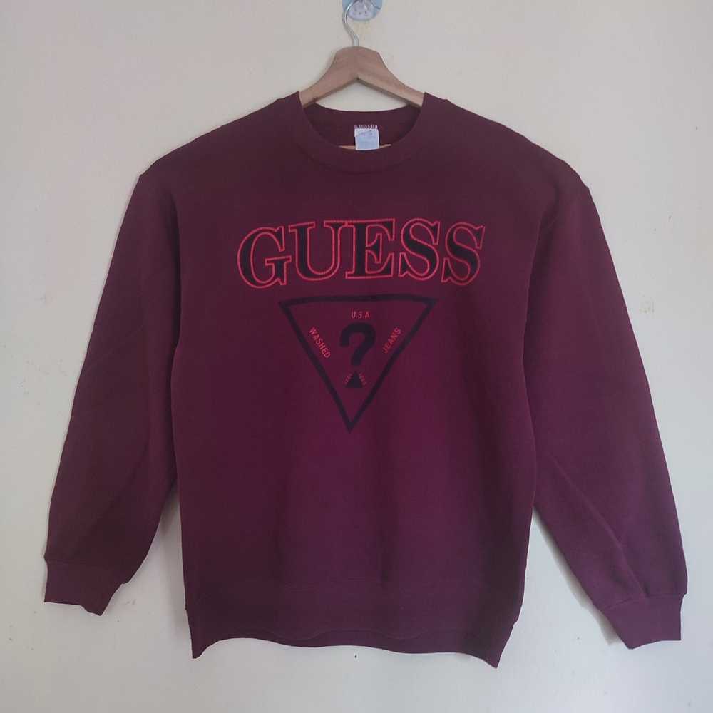 Guess × Streetwear × Vintage GUESS Center Logo De… - image 1