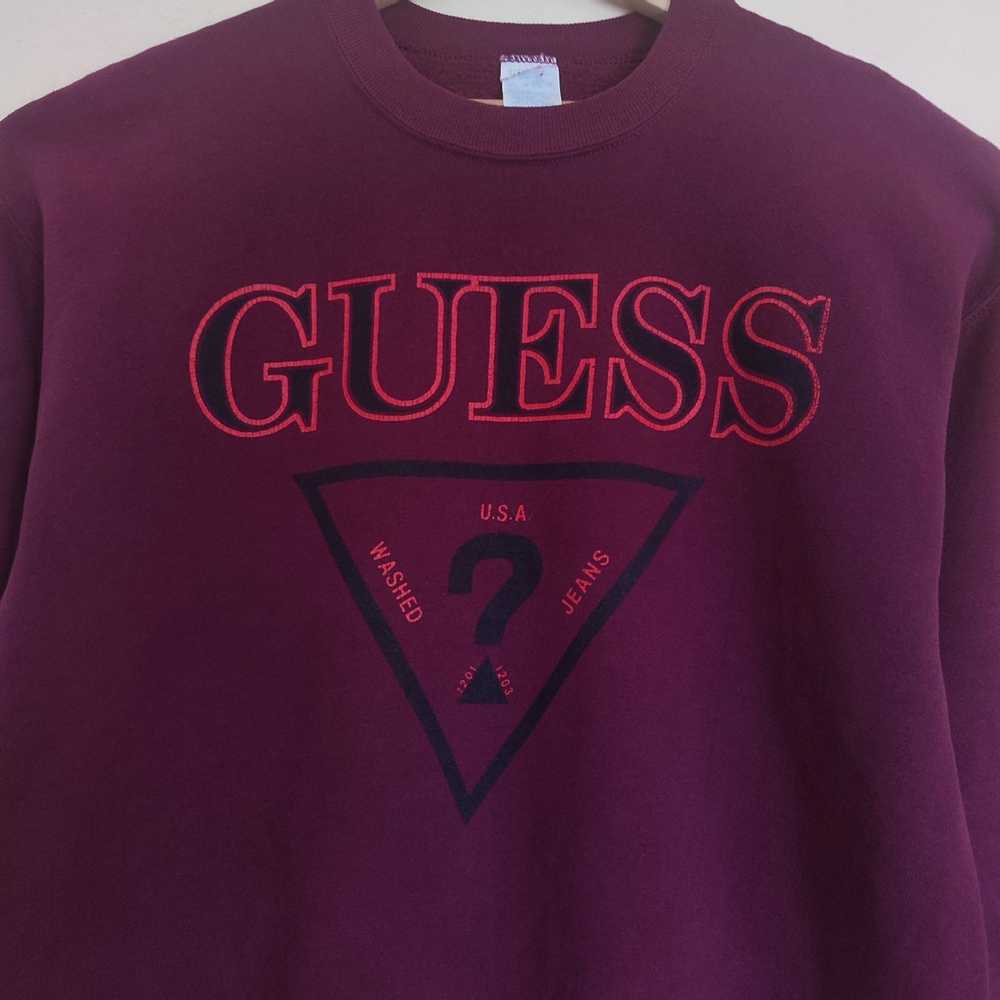 Guess × Streetwear × Vintage GUESS Center Logo De… - image 2