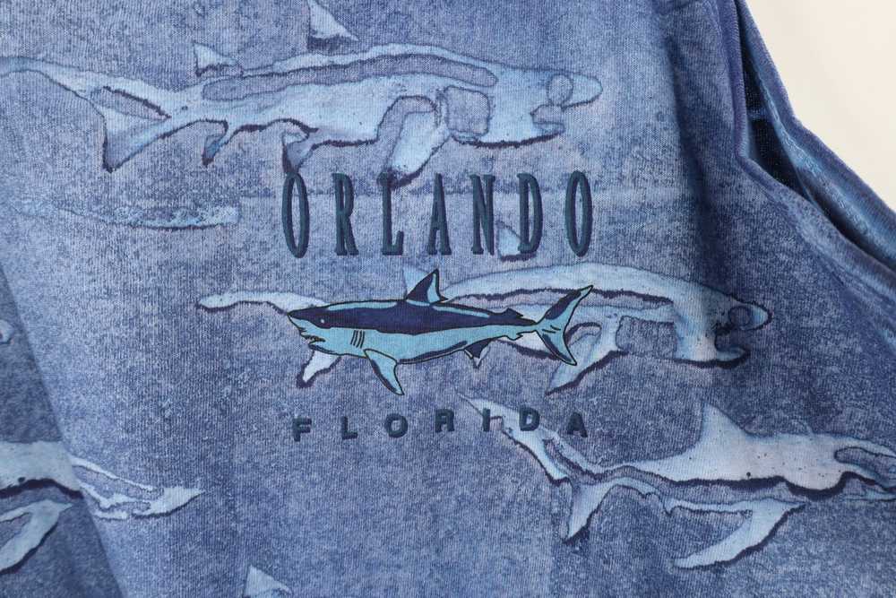 Vintage Vintage 90s Shark All Over Print Tank Top… - image 4