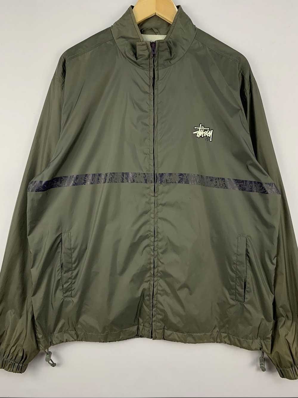 Stussy × Vintage Stussy Windbreaker Full Zipper J… - image 2