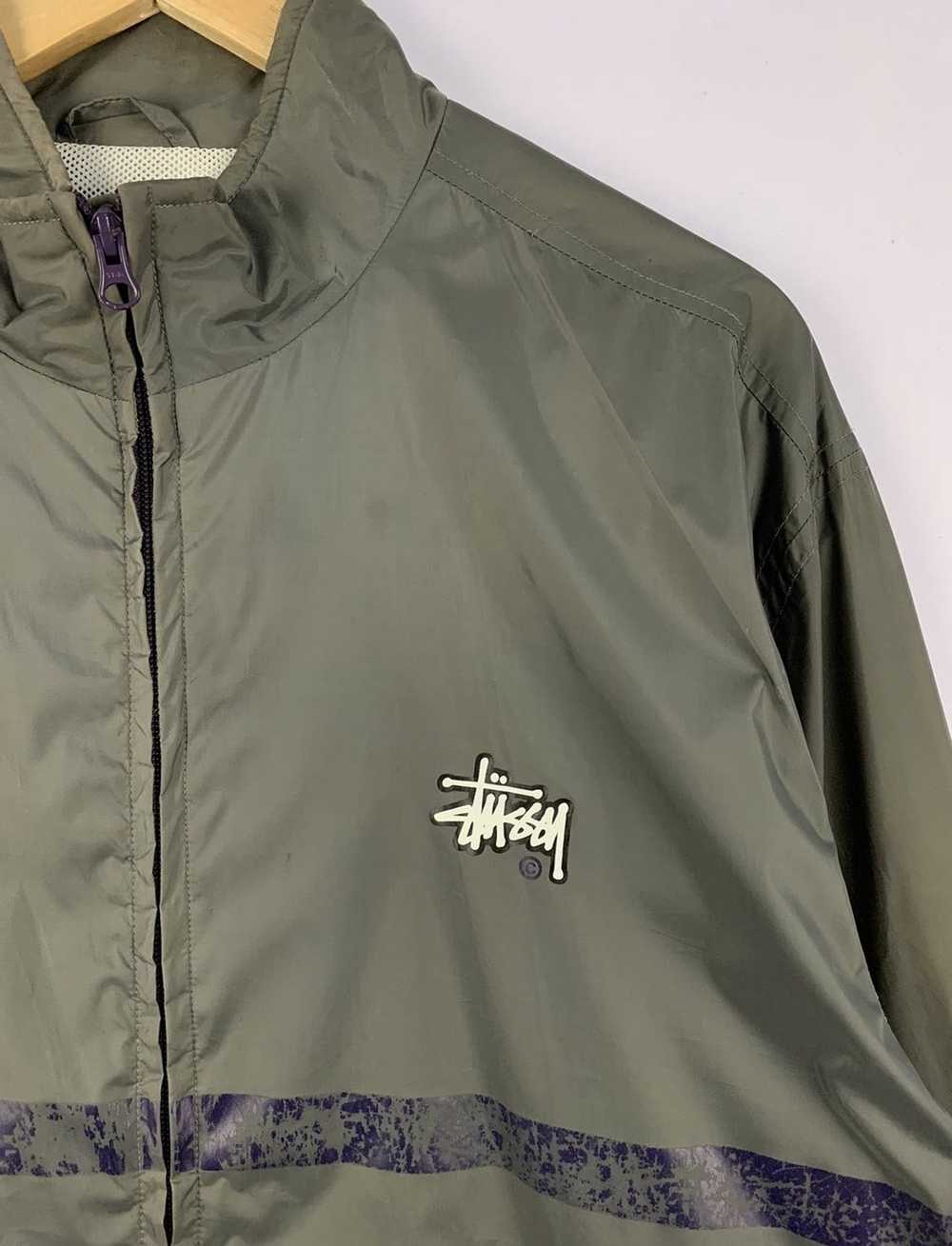 Stussy × Vintage Stussy Windbreaker Full Zipper J… - image 3