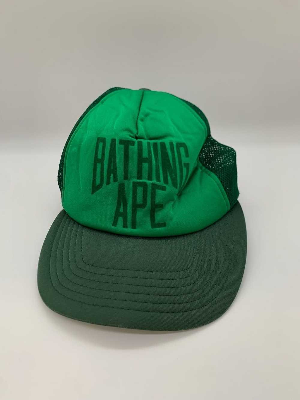 Nigo Bape Nigo Era Slime Green Trucker Hat - image 1