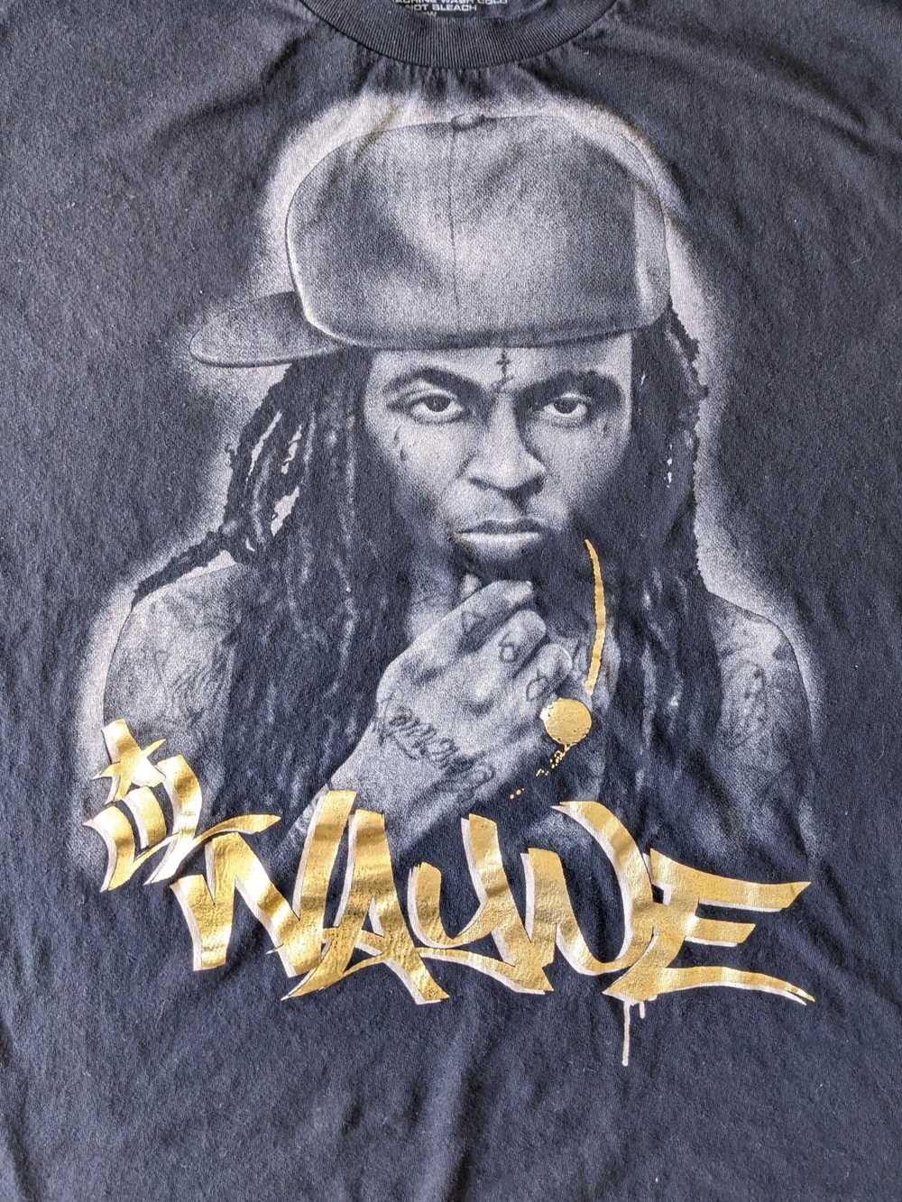 Rap Tees Lil Wayne hip hop rap t-shirt - SIZE L - image 2