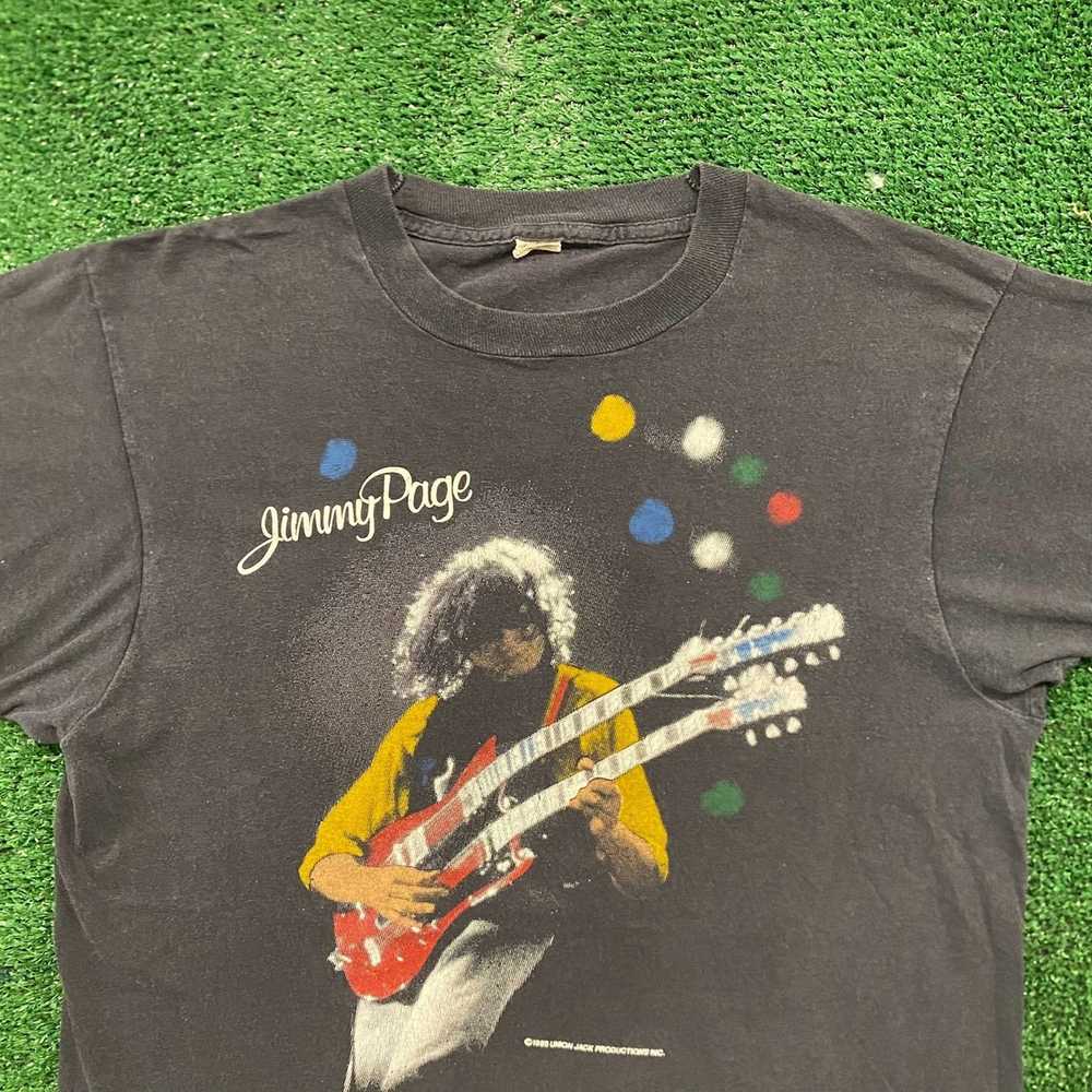 Band Tees × Led Zeppelin × Vintage Jimmy Page Led… - image 2