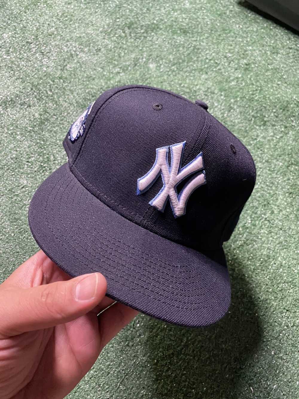 New Era New York Yankees Ice Blue Fitted Hat 7 5/8 - image 1