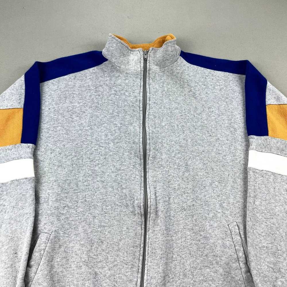 Trader Bay × Vintage Vintage Gray Sweatshirt Jack… - image 2