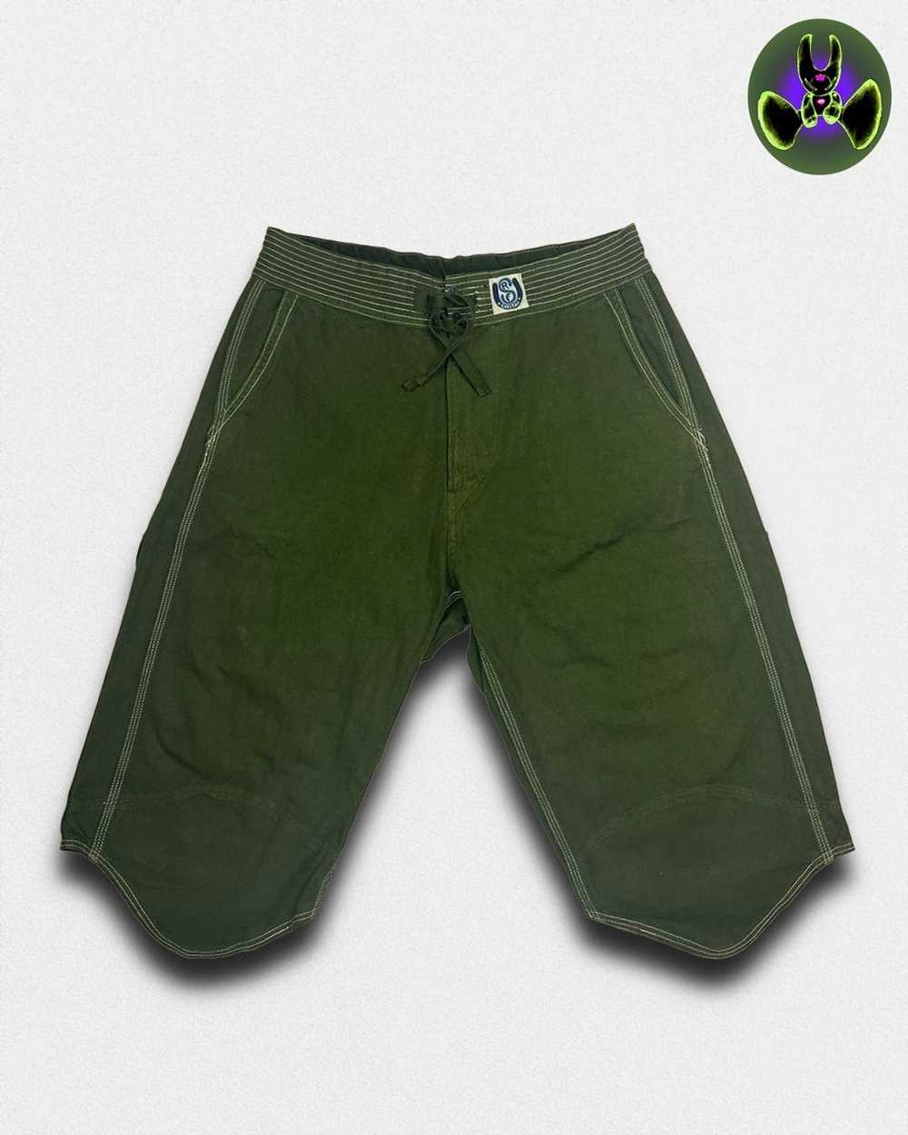 Kapital Green Long Board Shorts - image 1