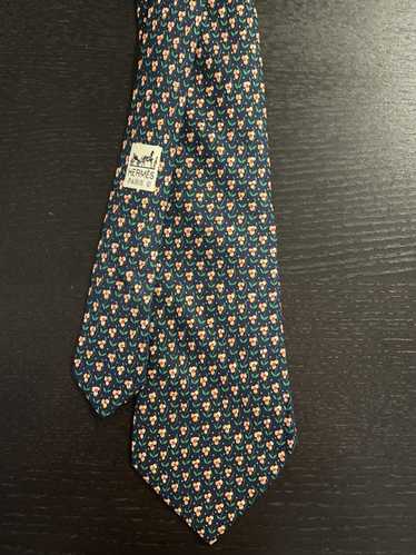 Hermes Flower Tie