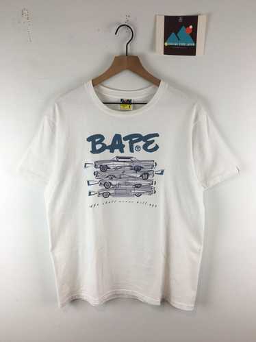 Bape Bape Car Print Logo Tee