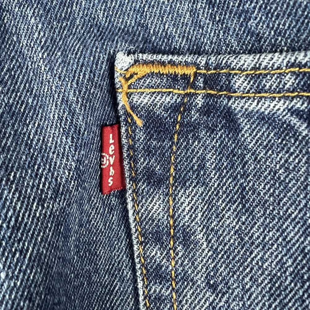 Levi's Levi's Jean Shorts 501 Straight Cut Off Fr… - image 10