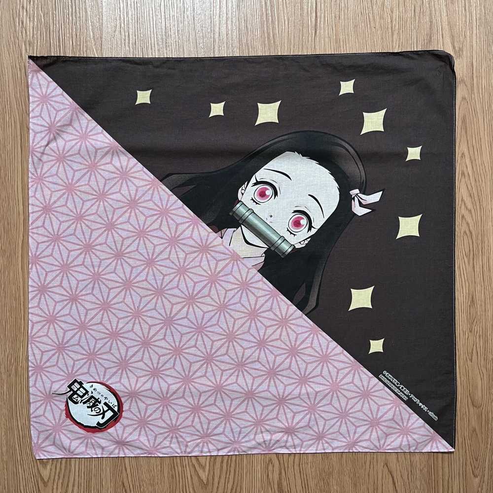 Vintage kimetsu no yaiba Demon slayer Handkerchief - image 1