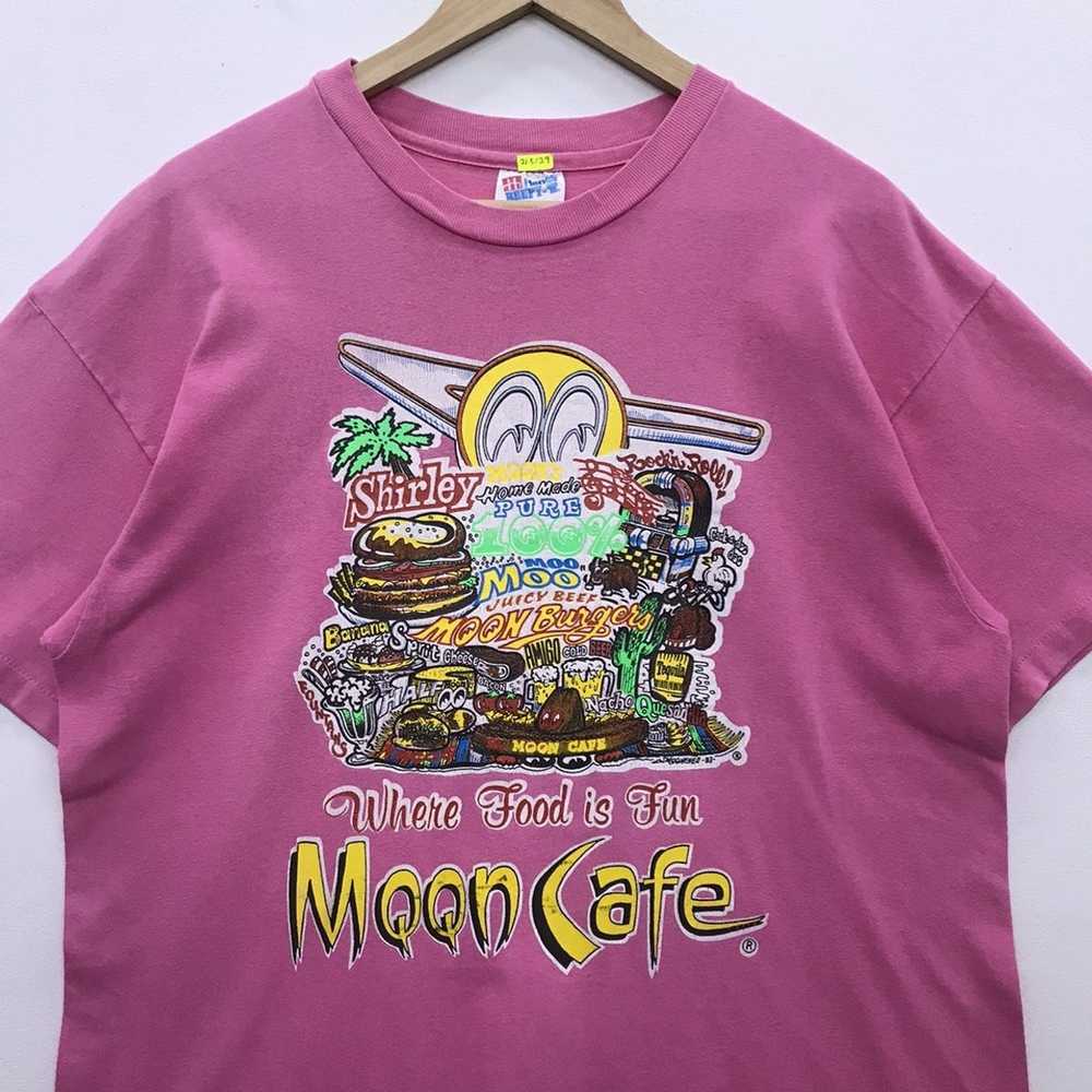 Hanes × Japanese Brand × Vintage Rare!! Moon Cafe… - image 3