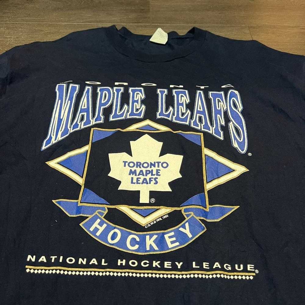 NHL × Vintage vintage toronto maple leafs t shirt… - image 1