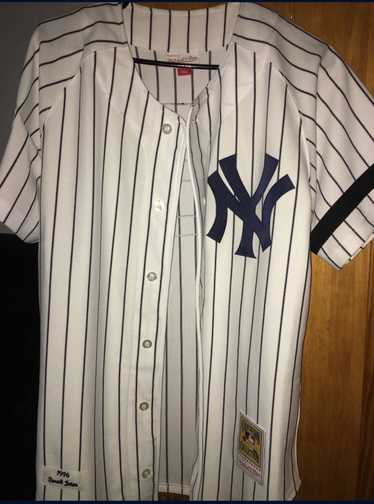 Mitchell & Ness Mens MLB New York Yankees T-Shirt ABBFGS19058-NYYNAVY99YBE  Navy