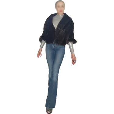 1940s Mink Fur Stole Shrug Jacket Mink Fur Stole … - image 1