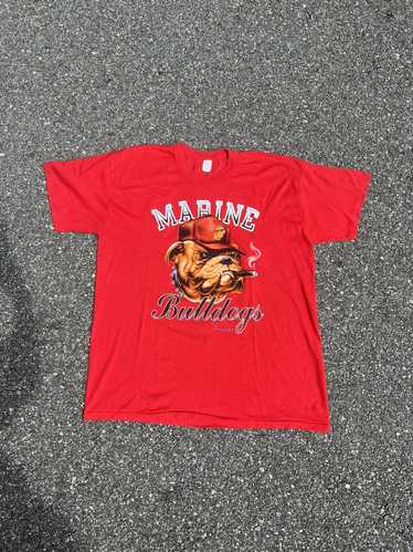 Vintage Vintage 1989 marine bulldogs tee