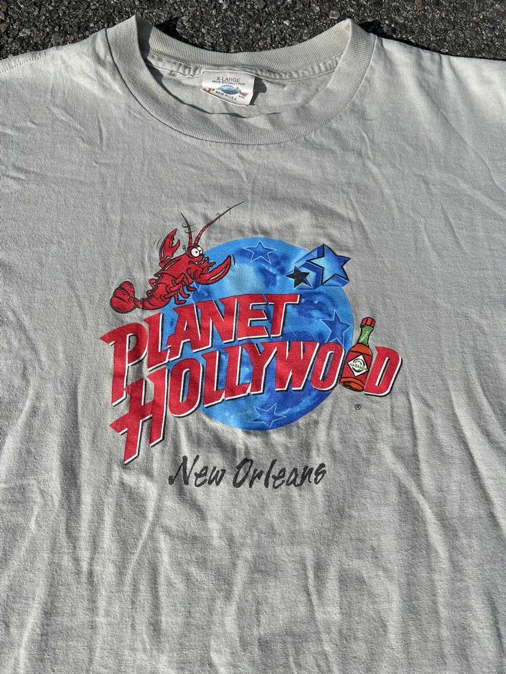 Planet Hollywood Single stitch planet Hollywood N… - image 2