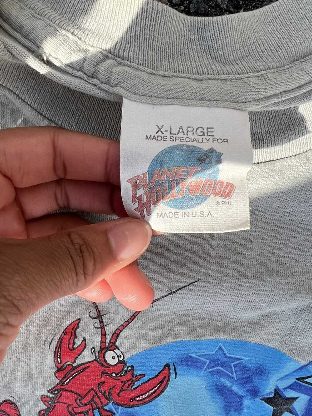 Planet Hollywood Single stitch planet Hollywood N… - image 3