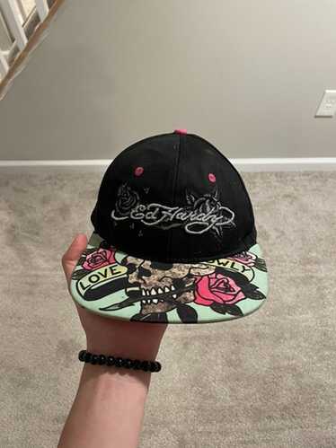 Pink ed hardy hat - Gem