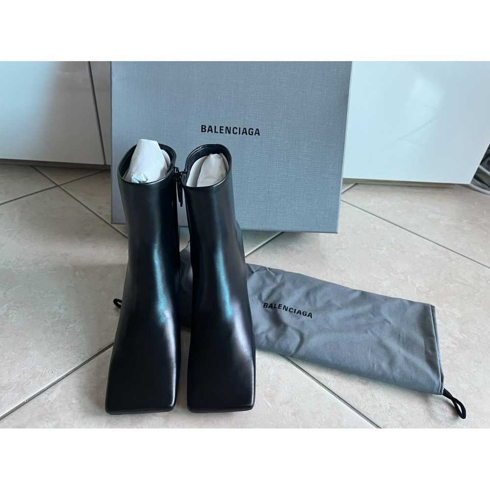 Balenciaga Knife leather boots - image 3