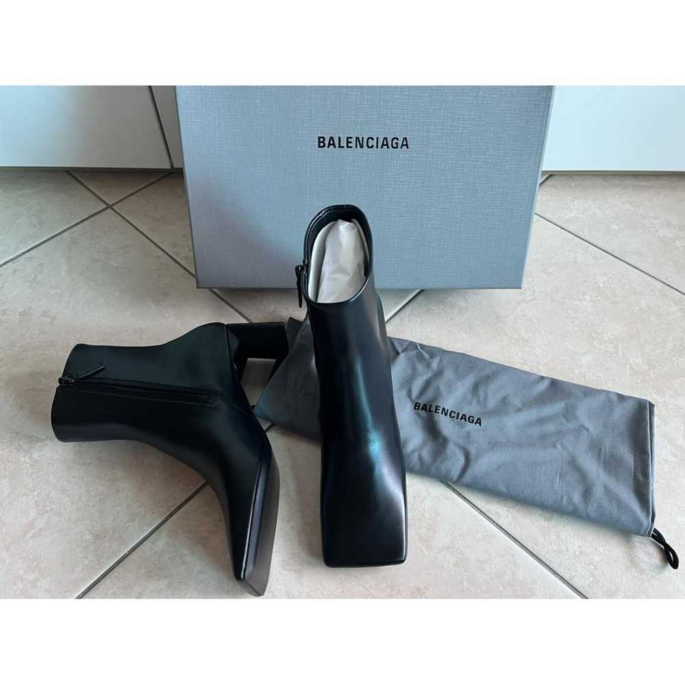 Balenciaga Knife leather boots - image 4