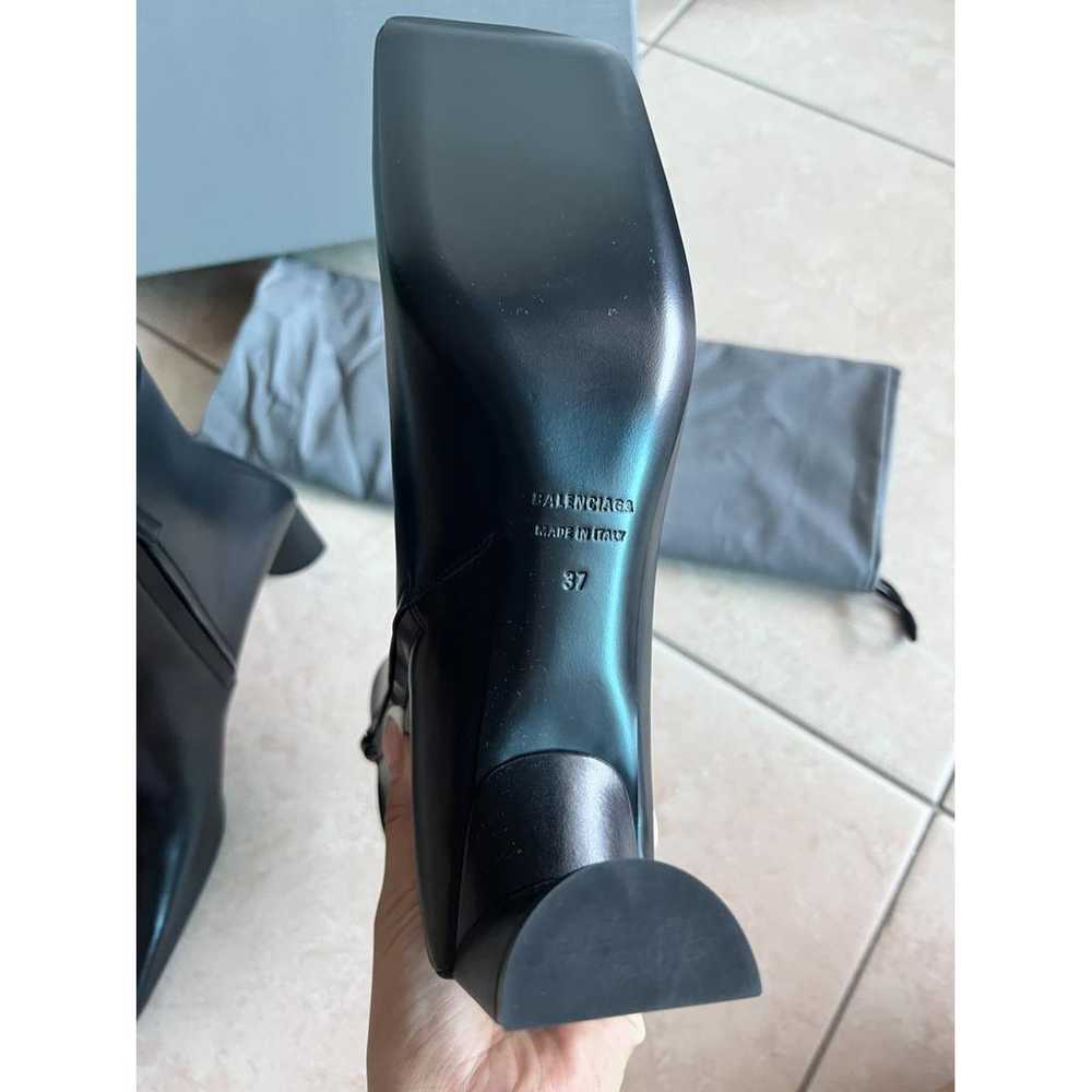 Balenciaga Knife leather boots - image 6