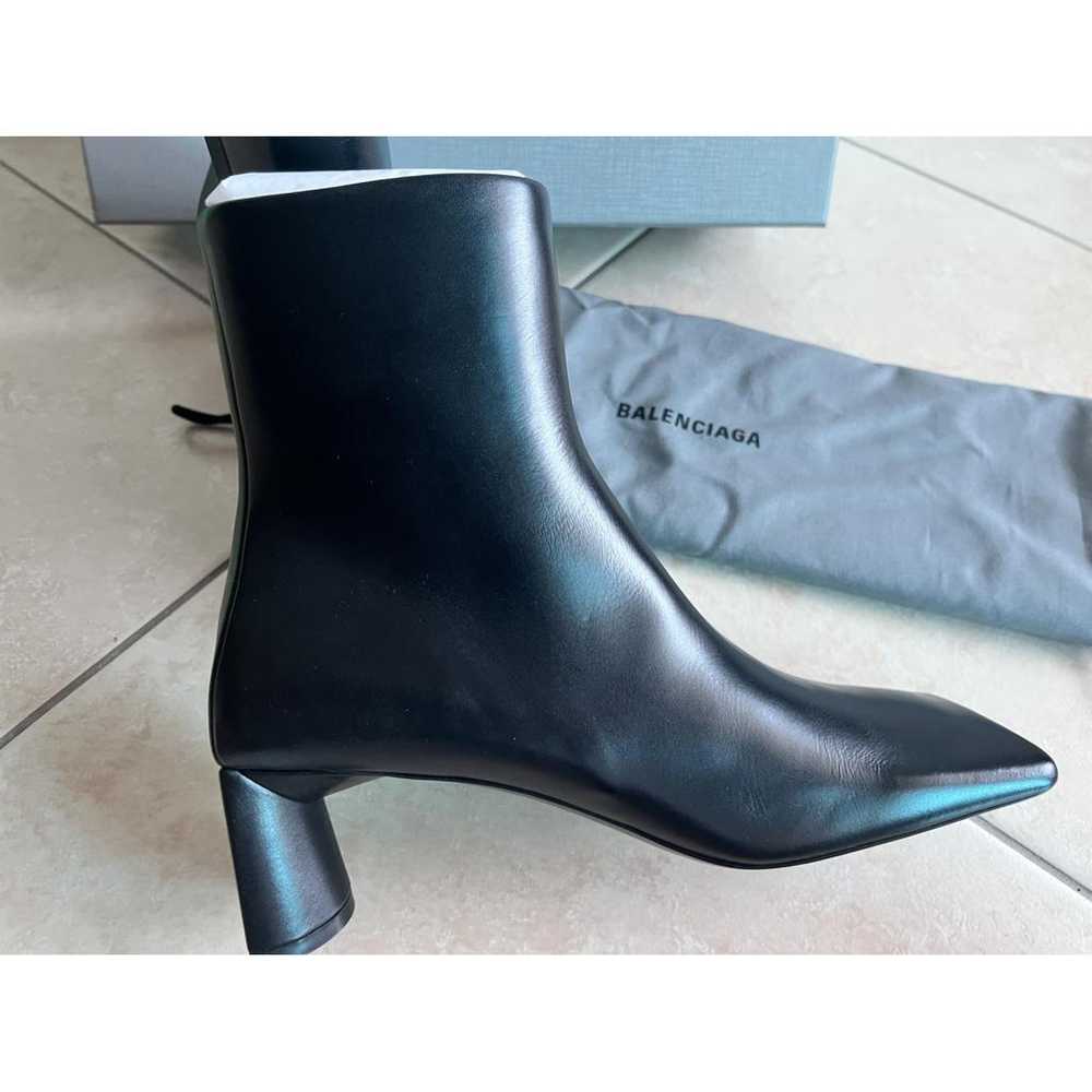 Balenciaga Knife leather boots - image 7