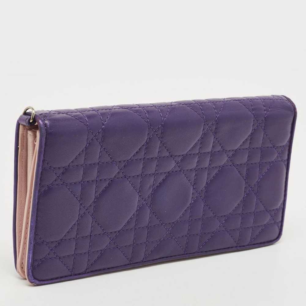 Dior Leather wallet - image 3