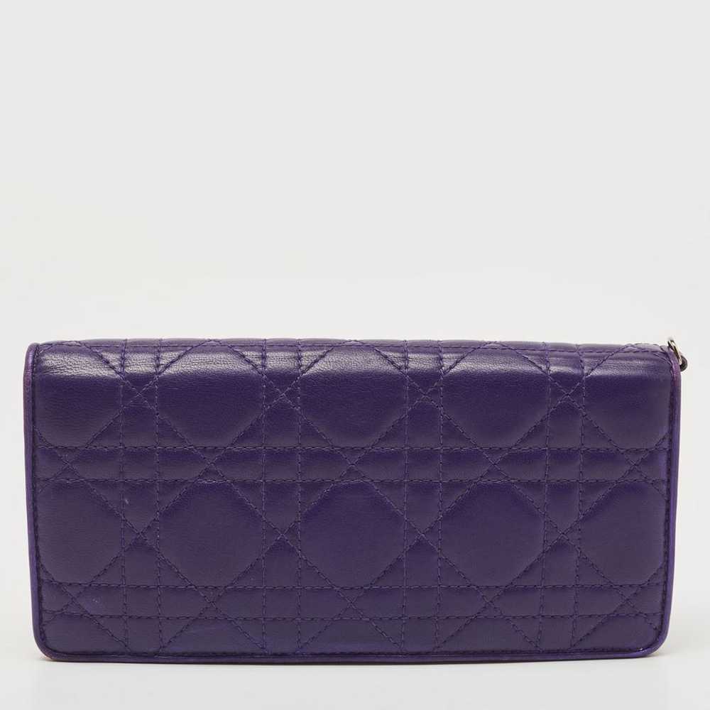 Dior Leather wallet - image 4