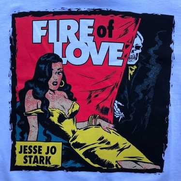 h*e様 JESSE JO STARK　FIRE of LOVE　Tシャツ　白 Jesse Jo Stark Fire of Love black T-shirt men's M | eBay