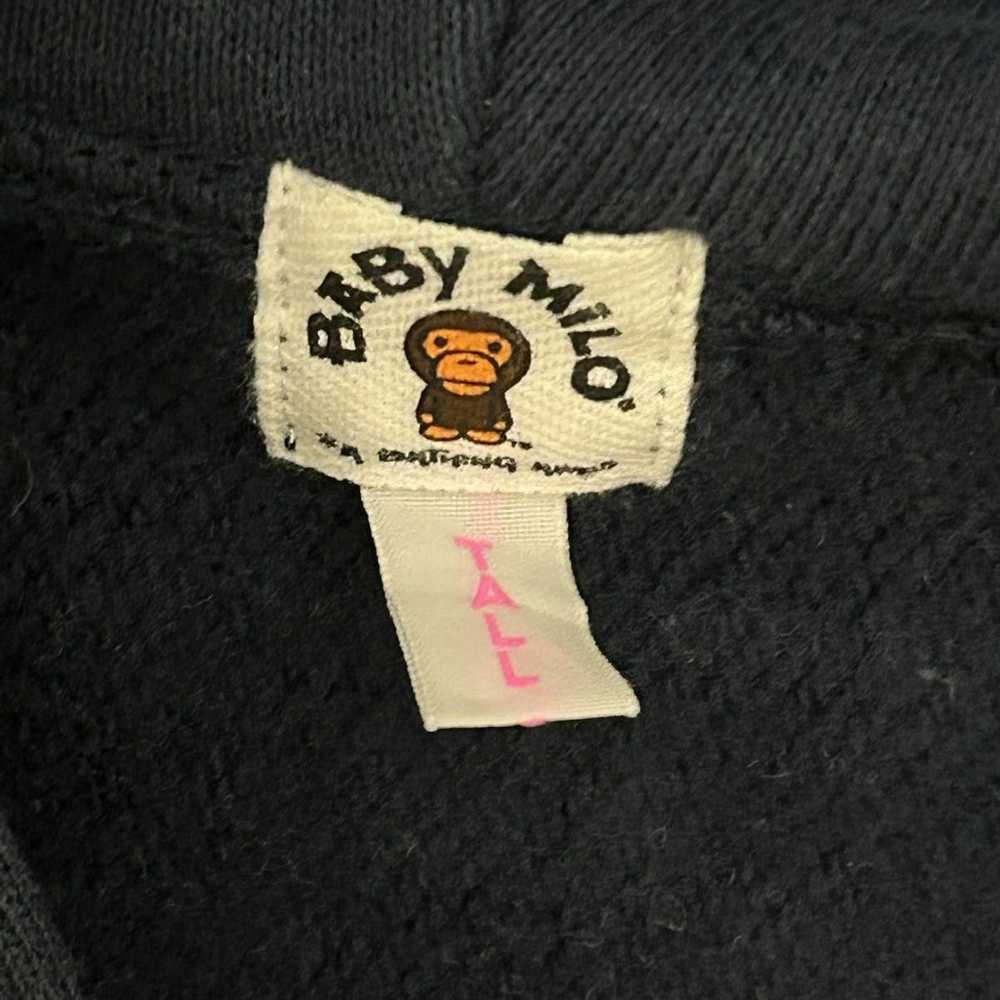 Bape #6 Bapy x Kaws Milo Figure Hoodie Navy Tall … - image 4