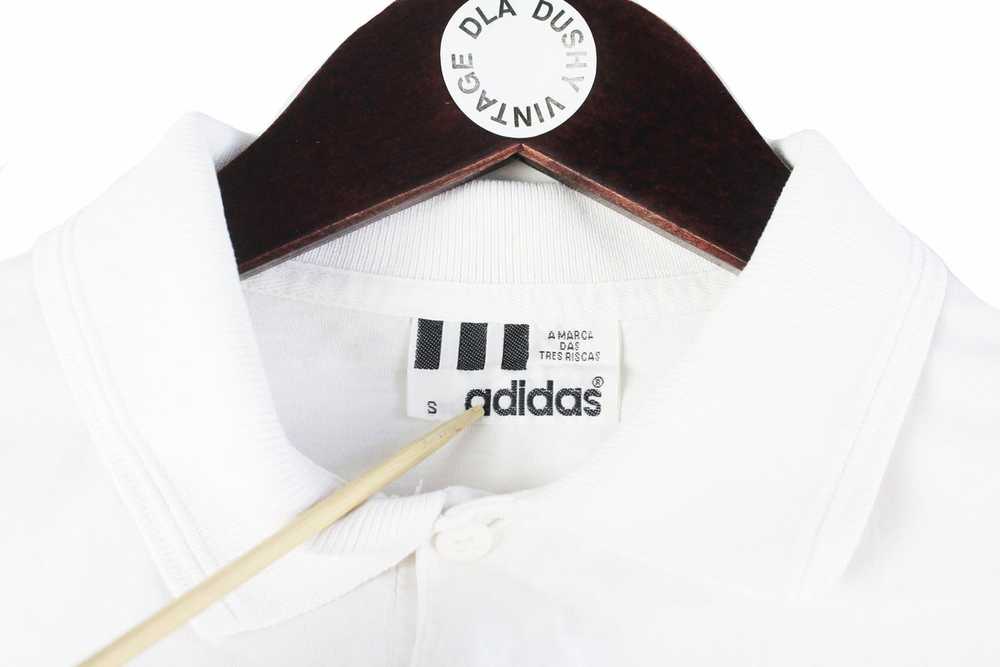 Vintage Adidas Polo T-Shirt Small - image 4