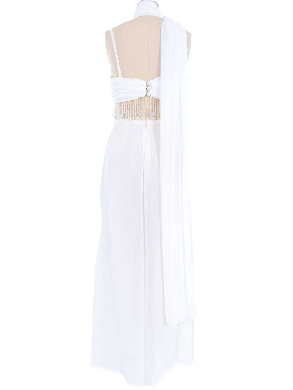 Chiffon Beaded Fringe Ensemble - image 4