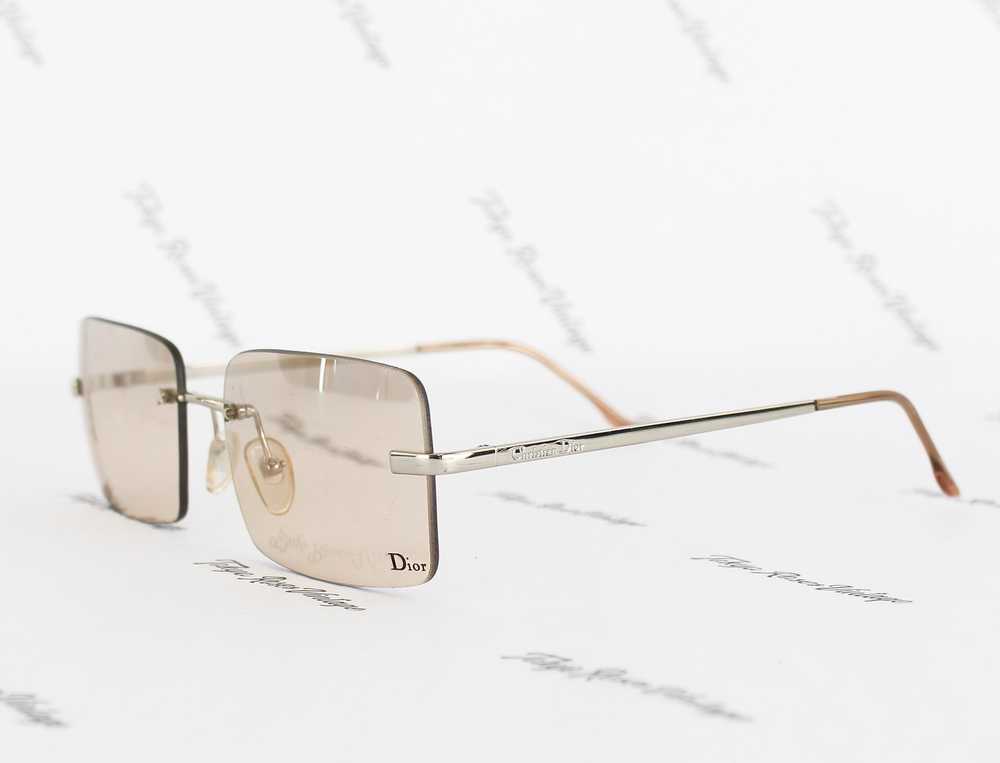 Christian Dior Logo Lens Tinted Glasses Rare Sung… - image 3