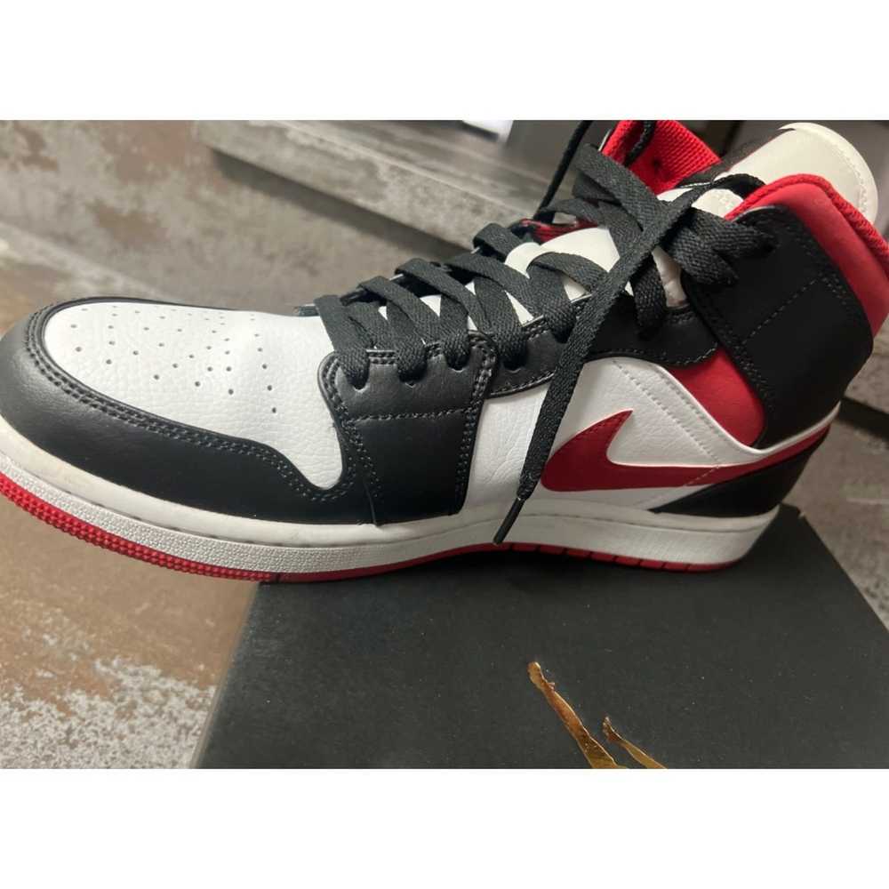 Nike Jordan 1 Mid Gym Red Black White Used Size 1… - image 6